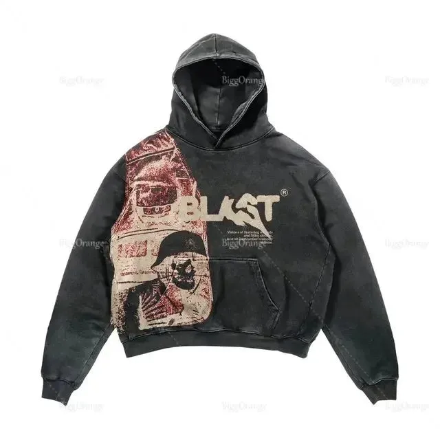 All We Need Is...Oversized Baggy Hoodie Modern 2023 Streetwear