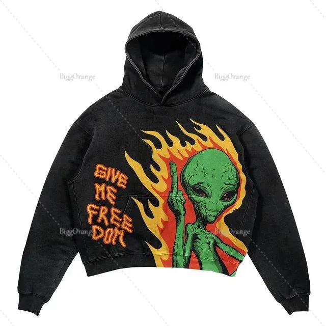 All We Need Is...Oversized Baggy Hoodie Modern 2023 Streetwear