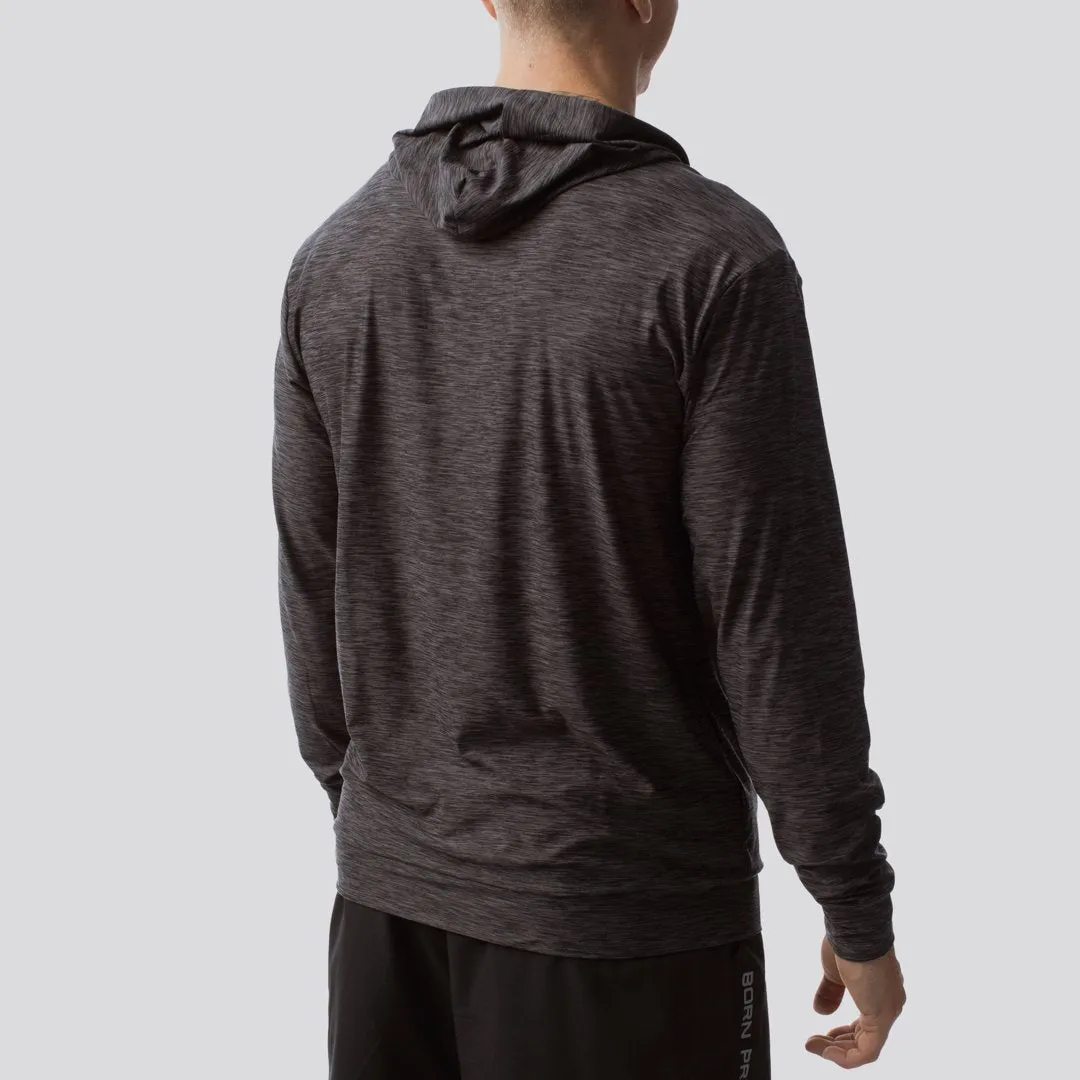 Athleisure Hoodie (Heather Black)