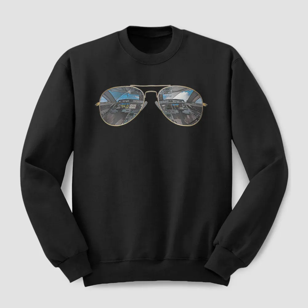 Aviator Sunglasses - Sweatshirt