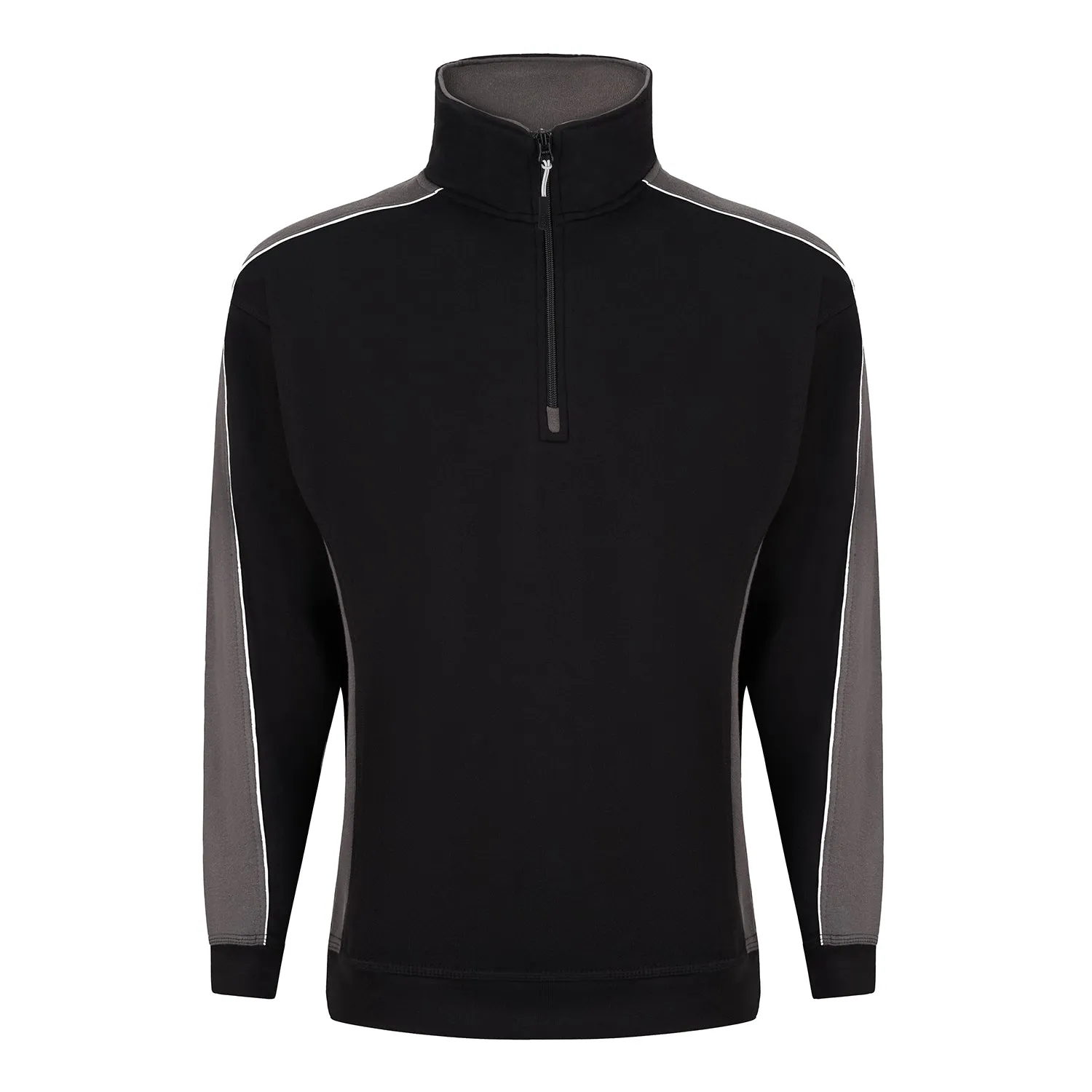 Avocet Quarter Zip Sweatshirt | Black - Graphite