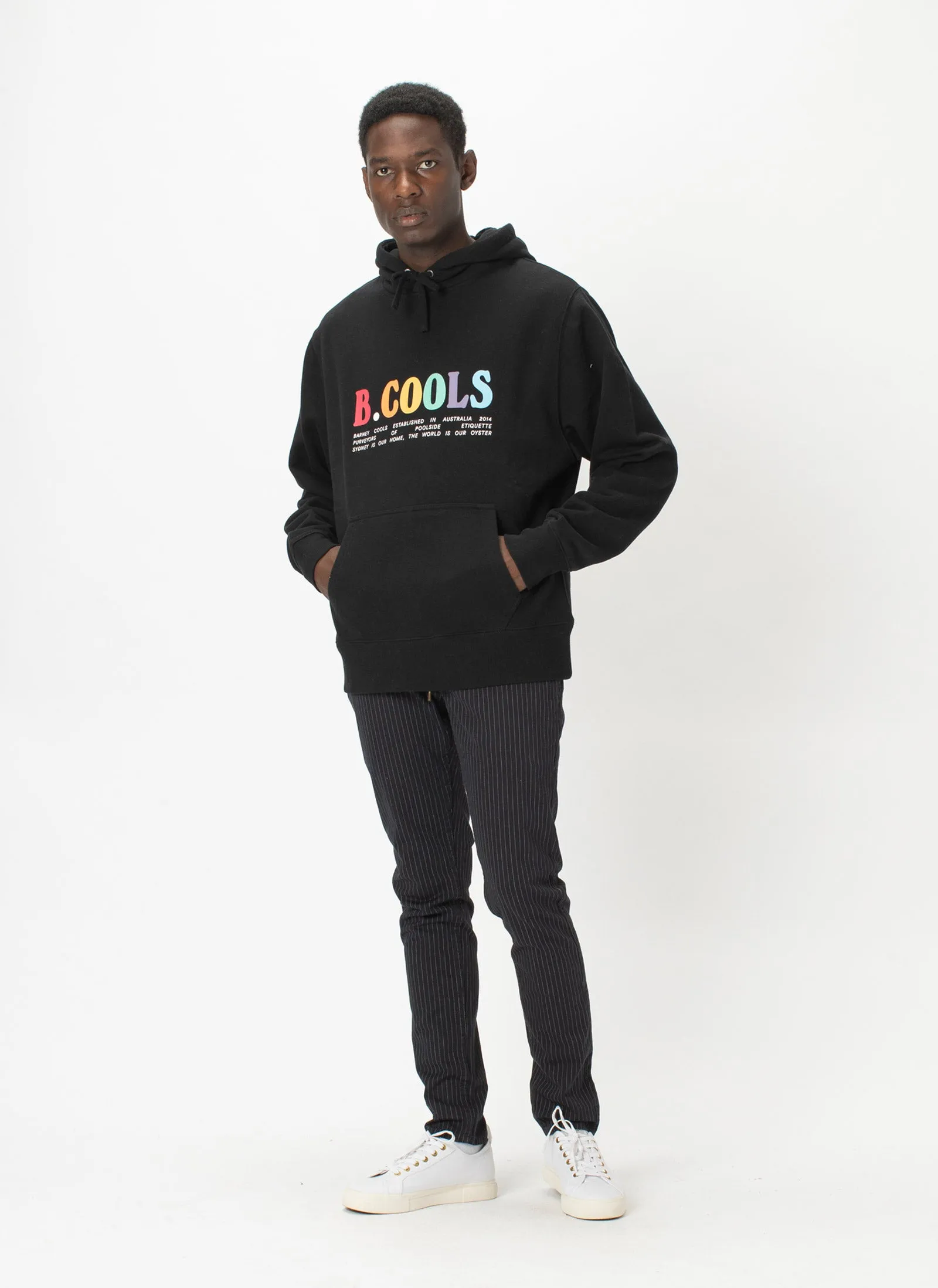 B.Bold Hood Sweatshirt Black