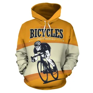 Bicycles Craftmanship All Over Print Hoodie - BN14