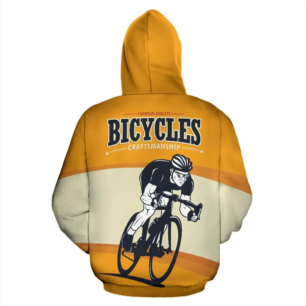 Bicycles Craftmanship All Over Print Hoodie - BN14