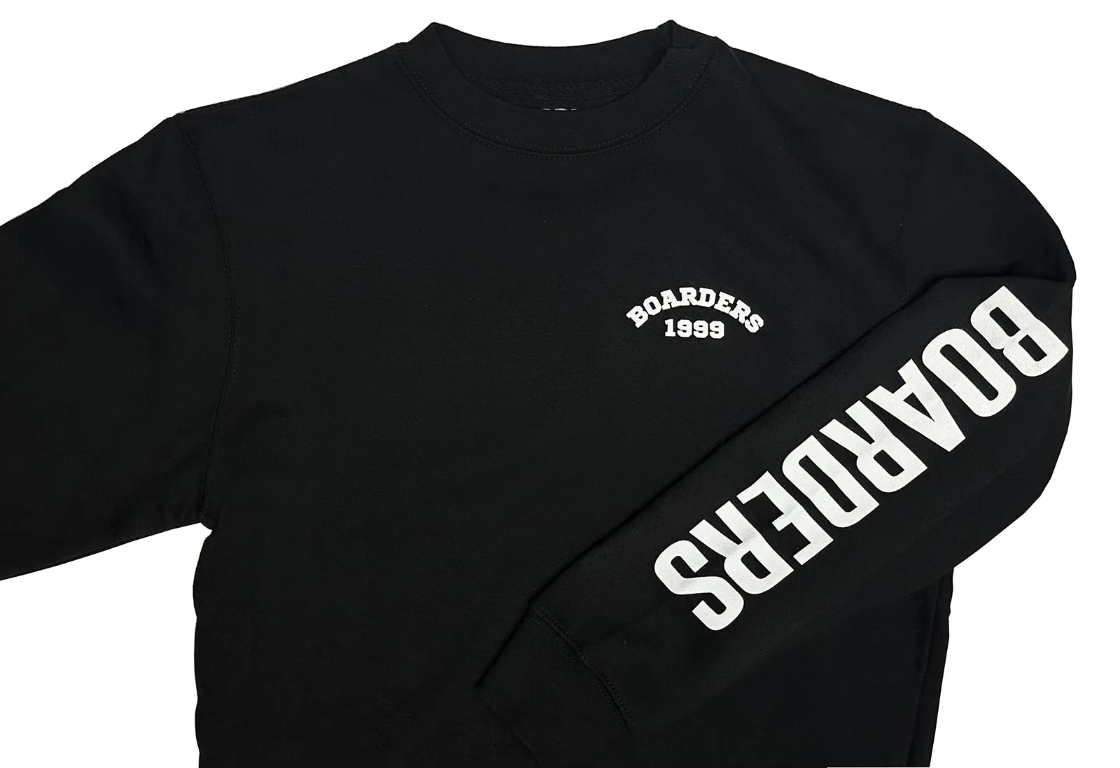 Boarders Bold Arch Crewneck - Black