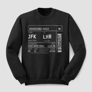 Boarding Pass - Sweatshirt