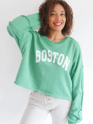 Boston Sweatshirt Green