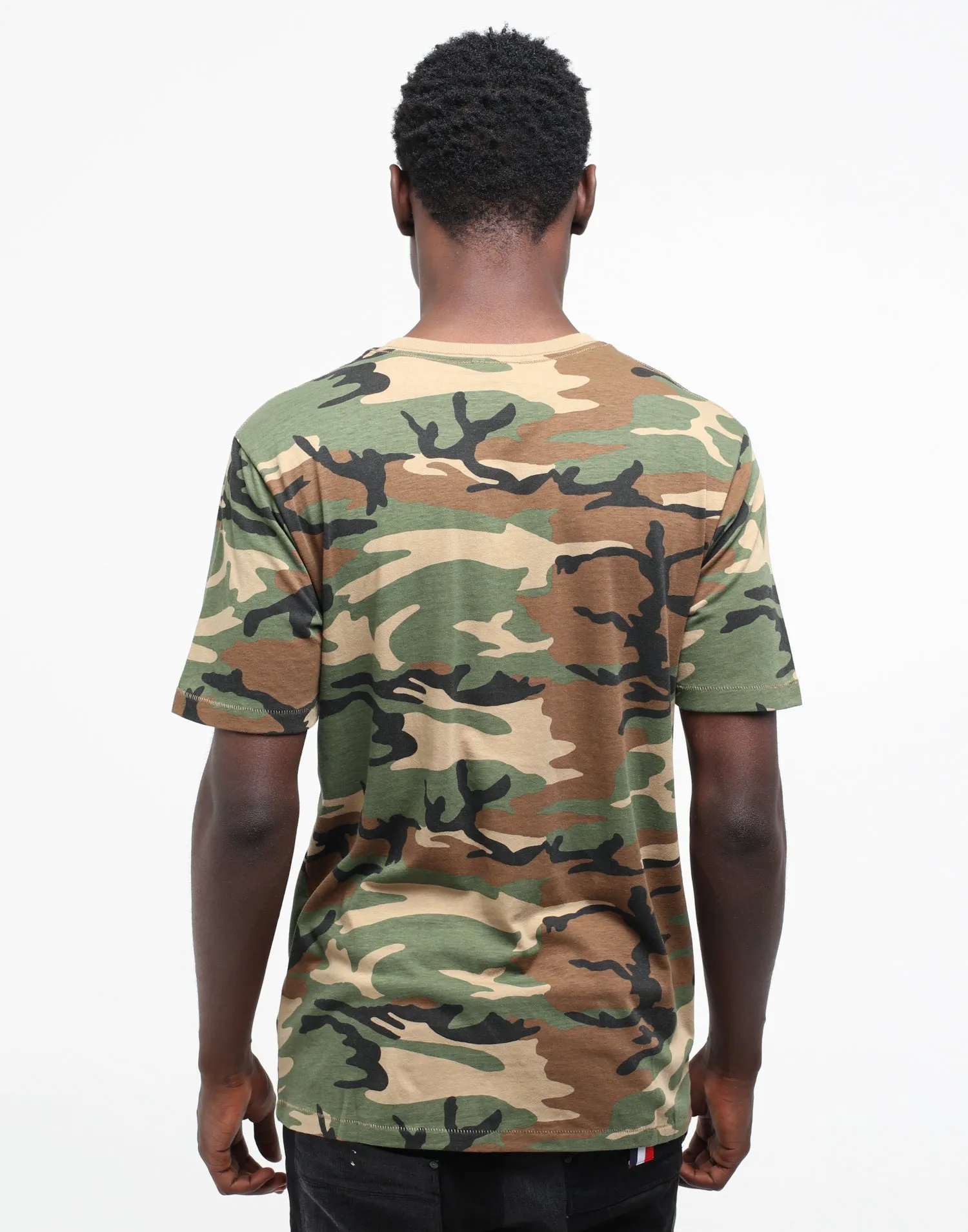 Brixton Main Label II Print SS Tee Woodland Camo