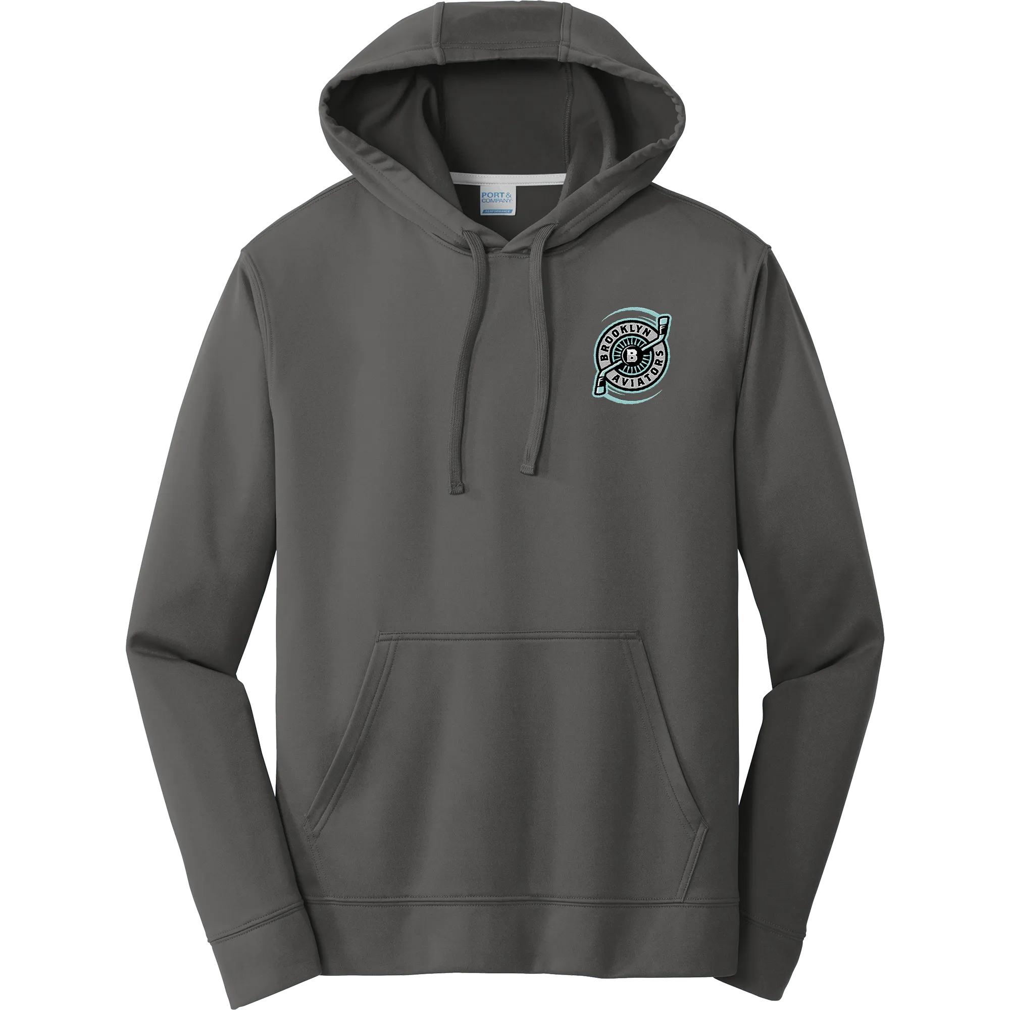 Brooklyn Aviators Performance Fleece Pullover Hooded Sweatshirt