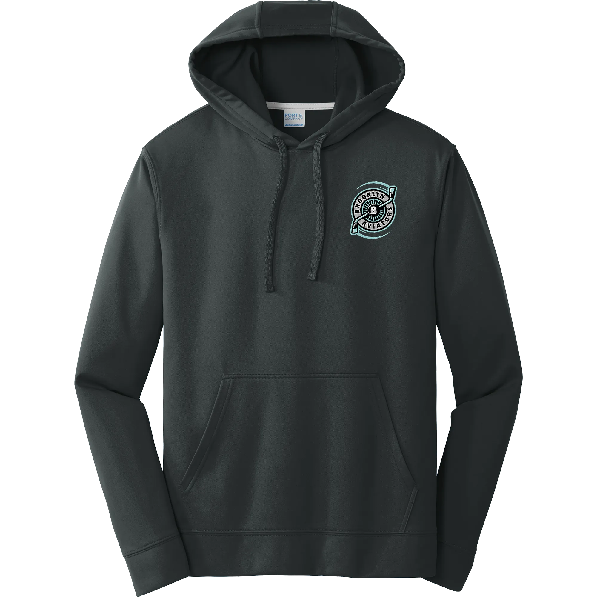 Brooklyn Aviators Performance Fleece Pullover Hooded Sweatshirt