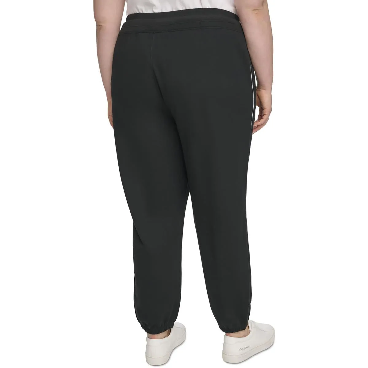 Calvin Klein Womens Plus Jogger Fitness Sweatpants