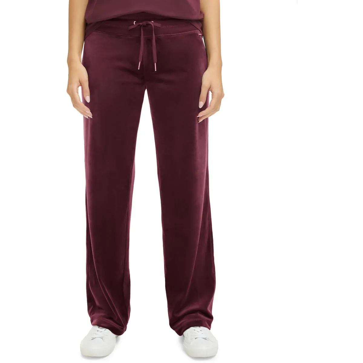 Calvin Klein Womens Velour Pull On Sweatpants