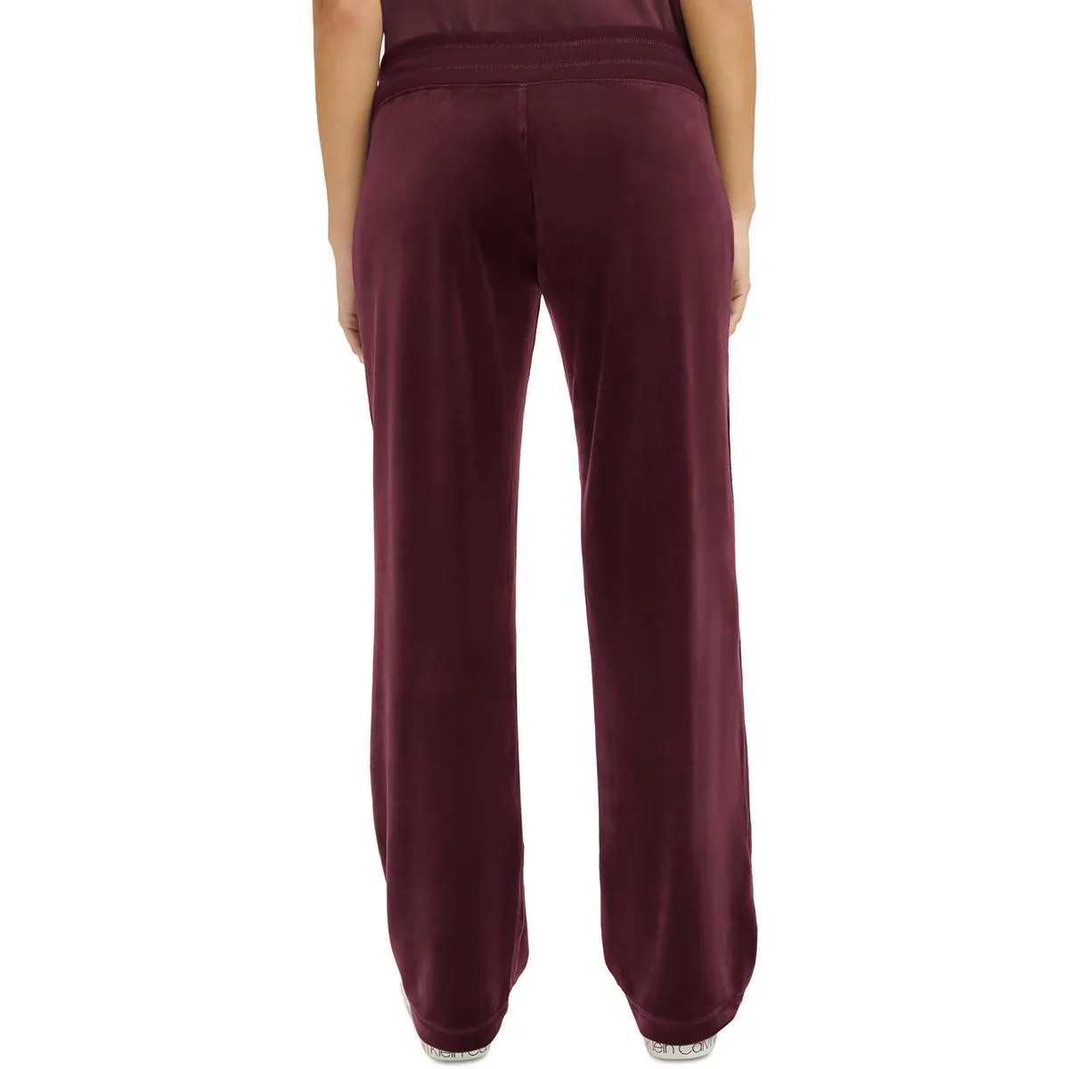 Calvin Klein Womens Velour Pull On Sweatpants