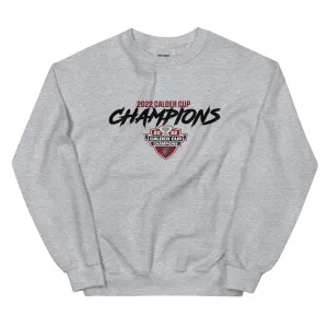 Chicago Wolves 2022 Calder Cup Champions Adult Script Crewneck Sweatshirt