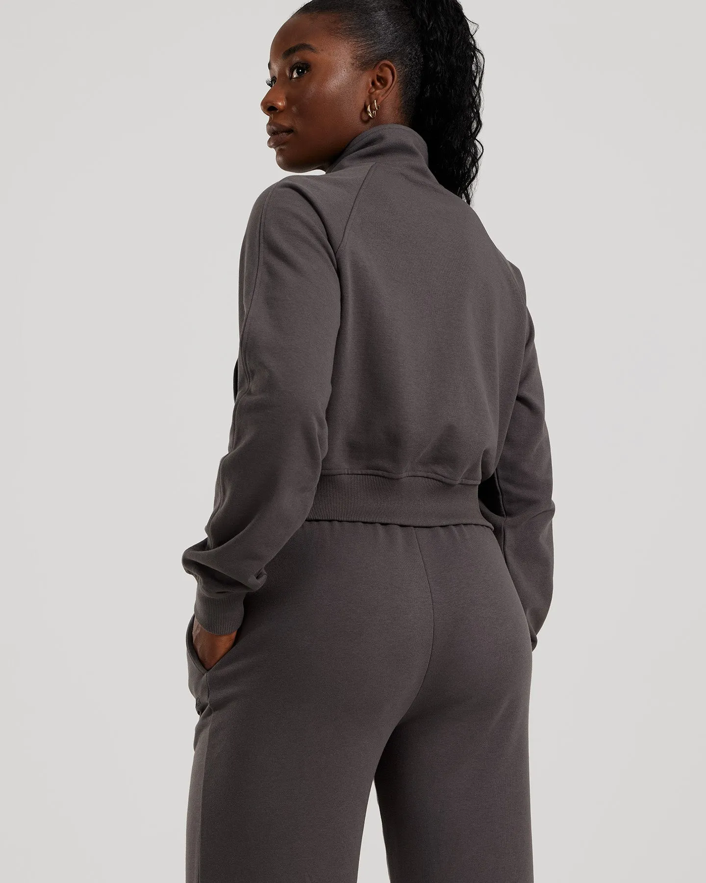 Comfort Light Full Zip Sweat | Graphite