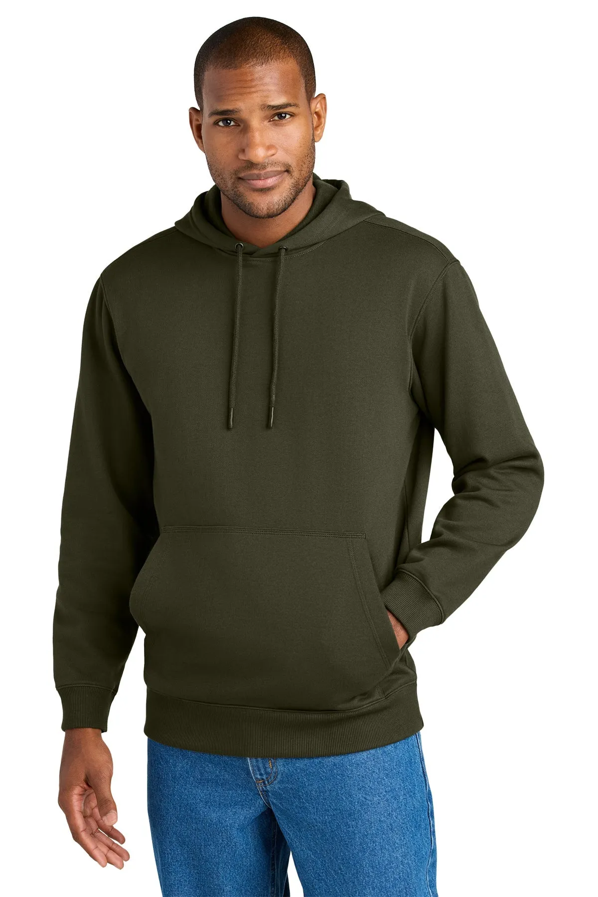 CornerStone Tough Fleece Custom Pullover Hoodies, Tundra Green