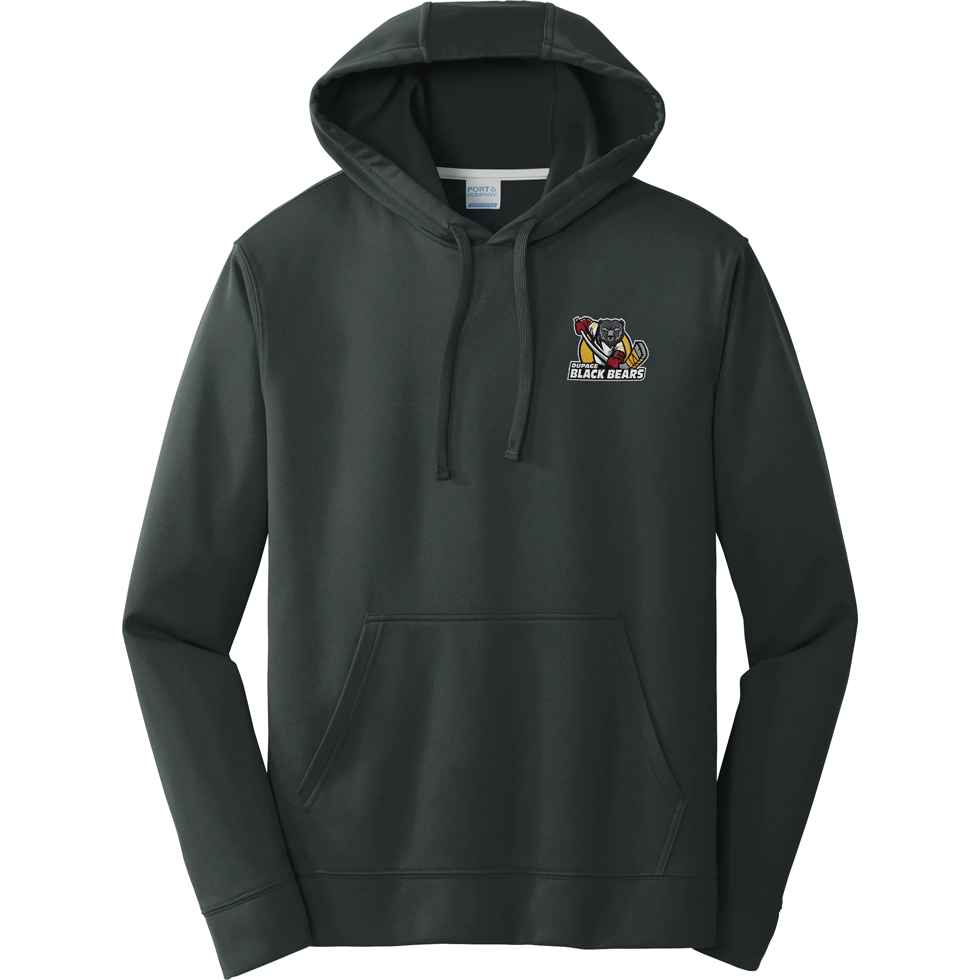 Dupage Black Bears Performance Fleece Pullover Hooded Sweatshirt