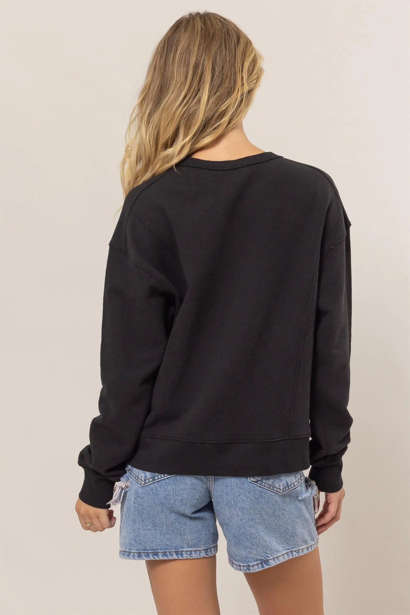 DZ25A585-Seam Detail Sweatshirt