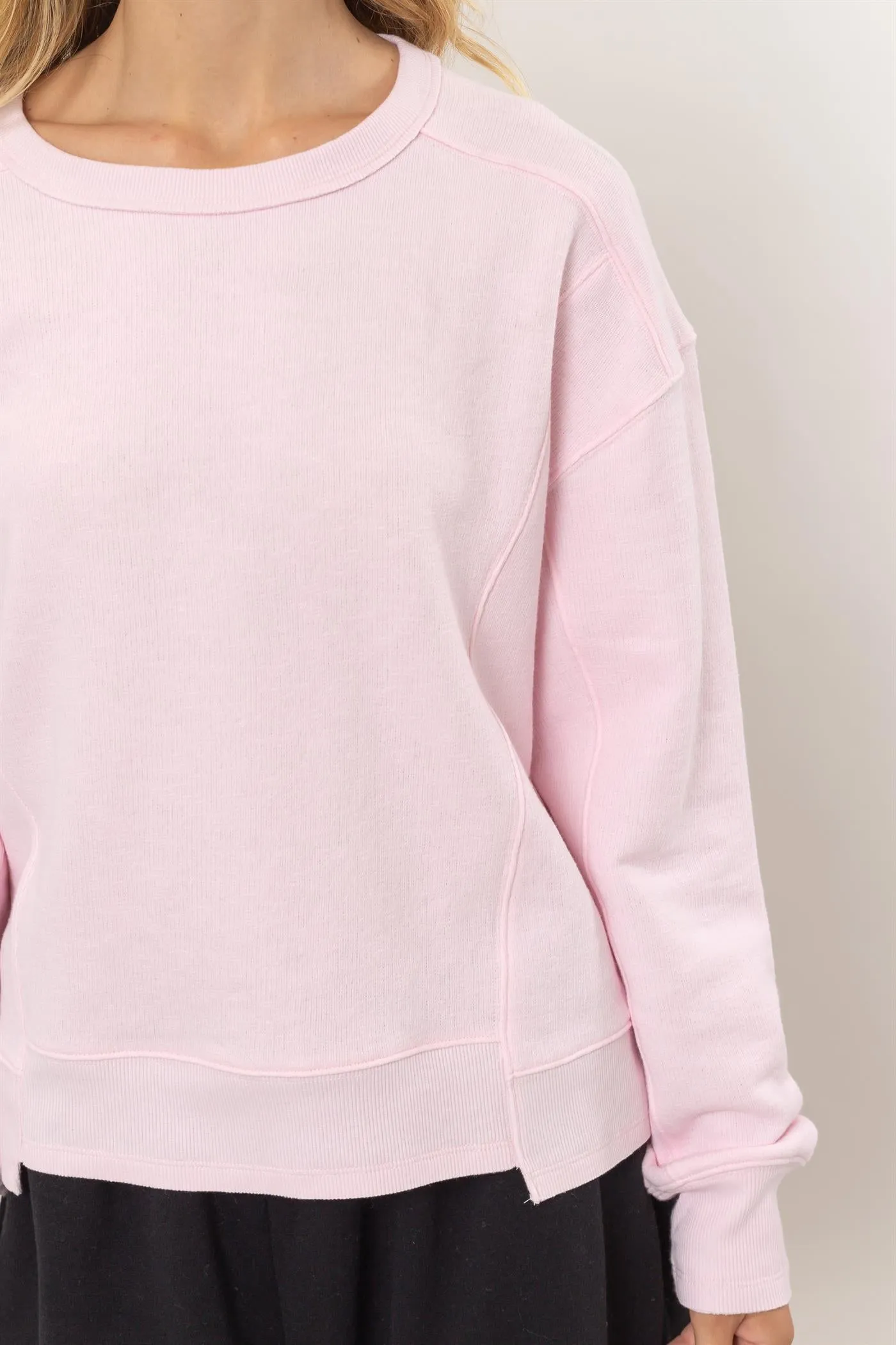 DZ25A585-Seam Detail Sweatshirt