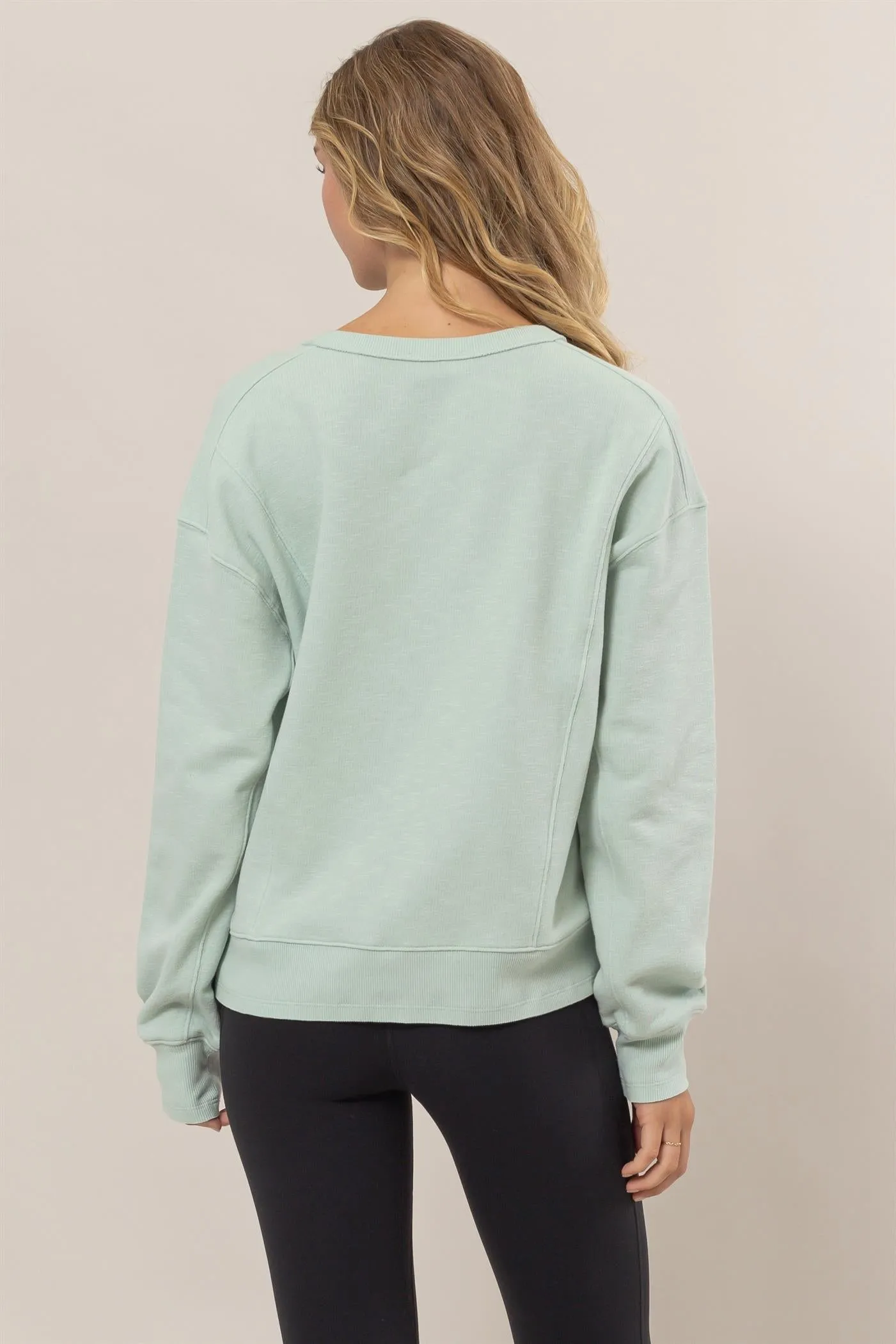 DZ25A585-Seam Detail Sweatshirt