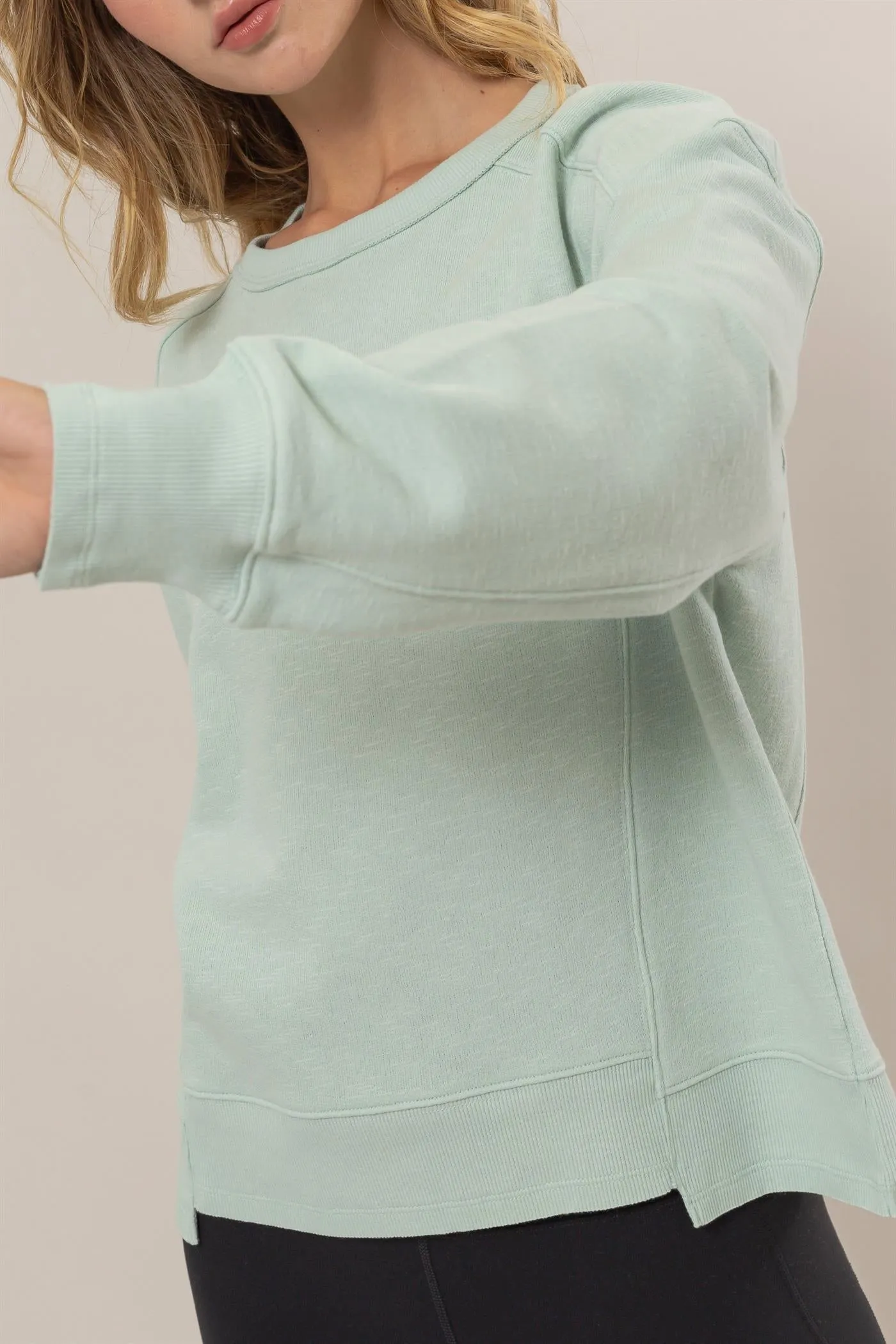 DZ25A585-Seam Detail Sweatshirt