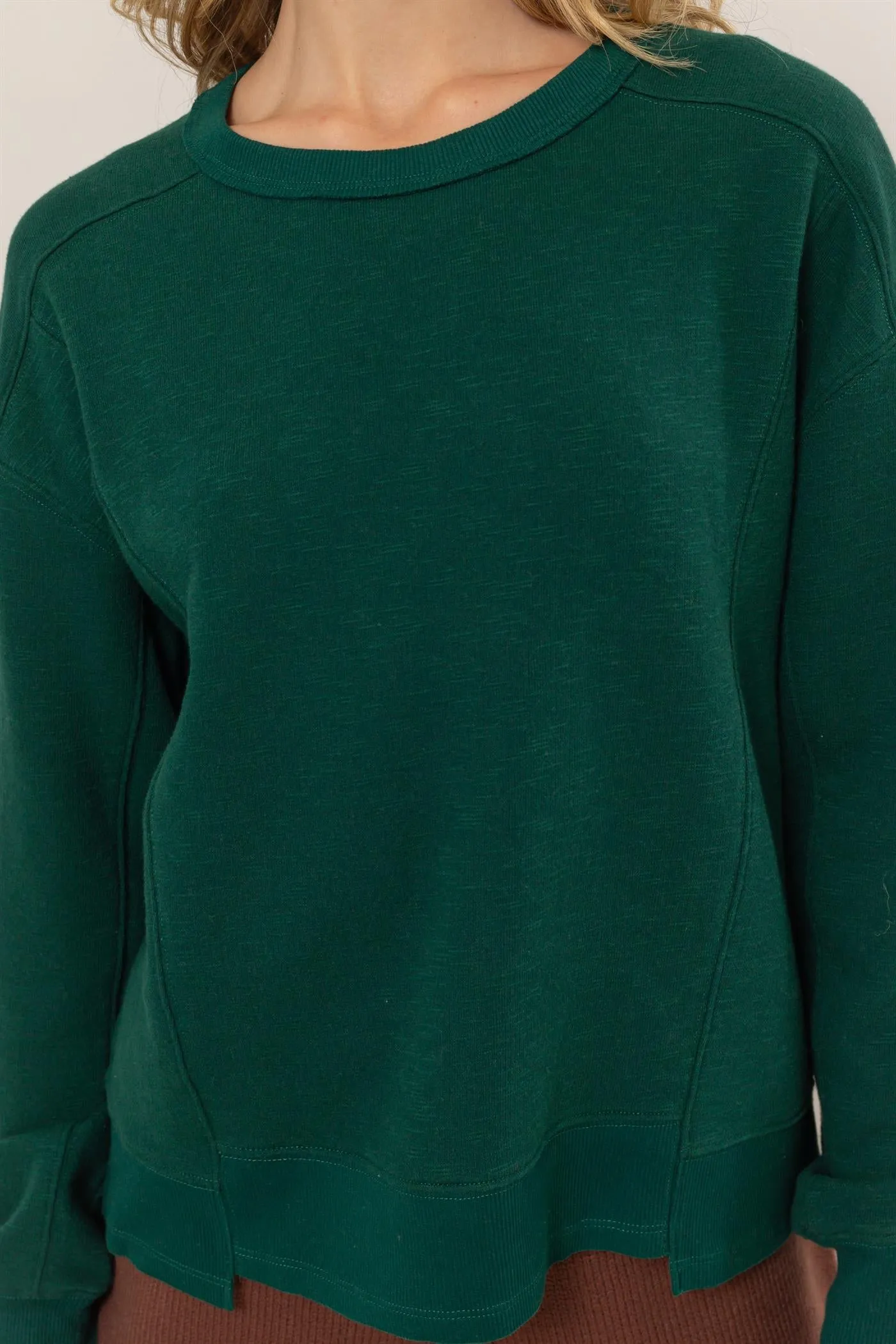 DZ25A585-Seam Detail Sweatshirt