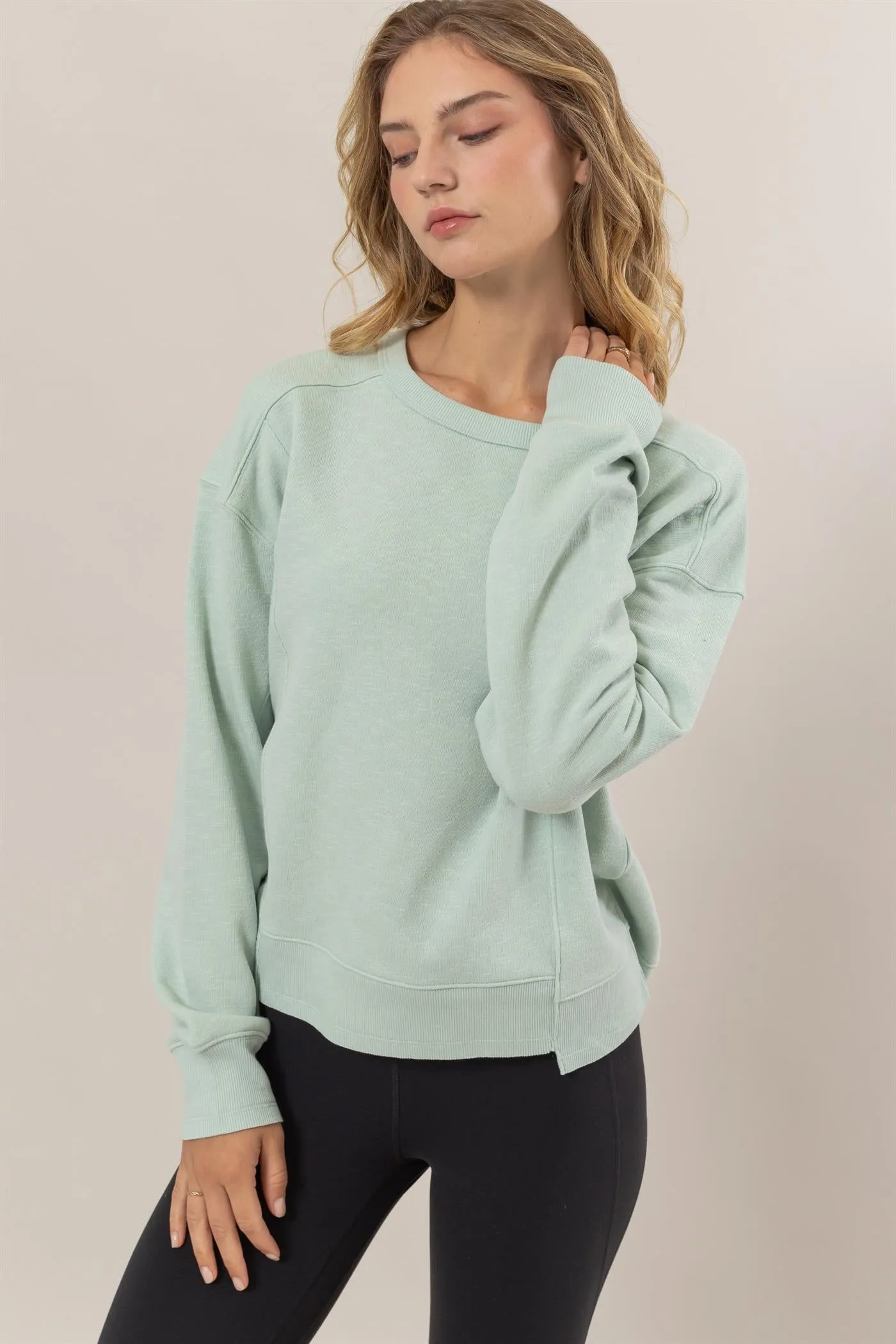 DZ25A585-Seam Detail Sweatshirt