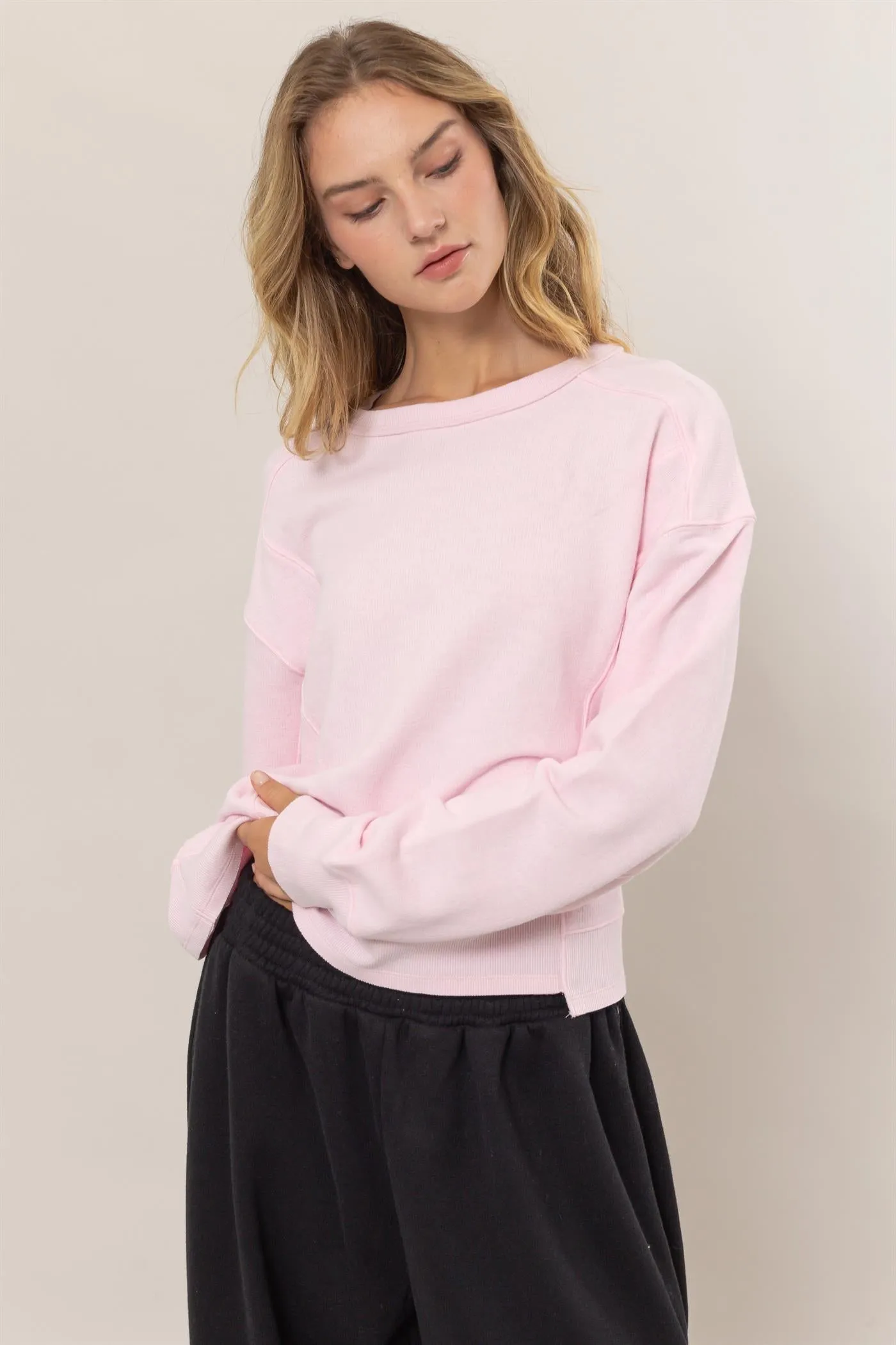 DZ25A585-Seam Detail Sweatshirt