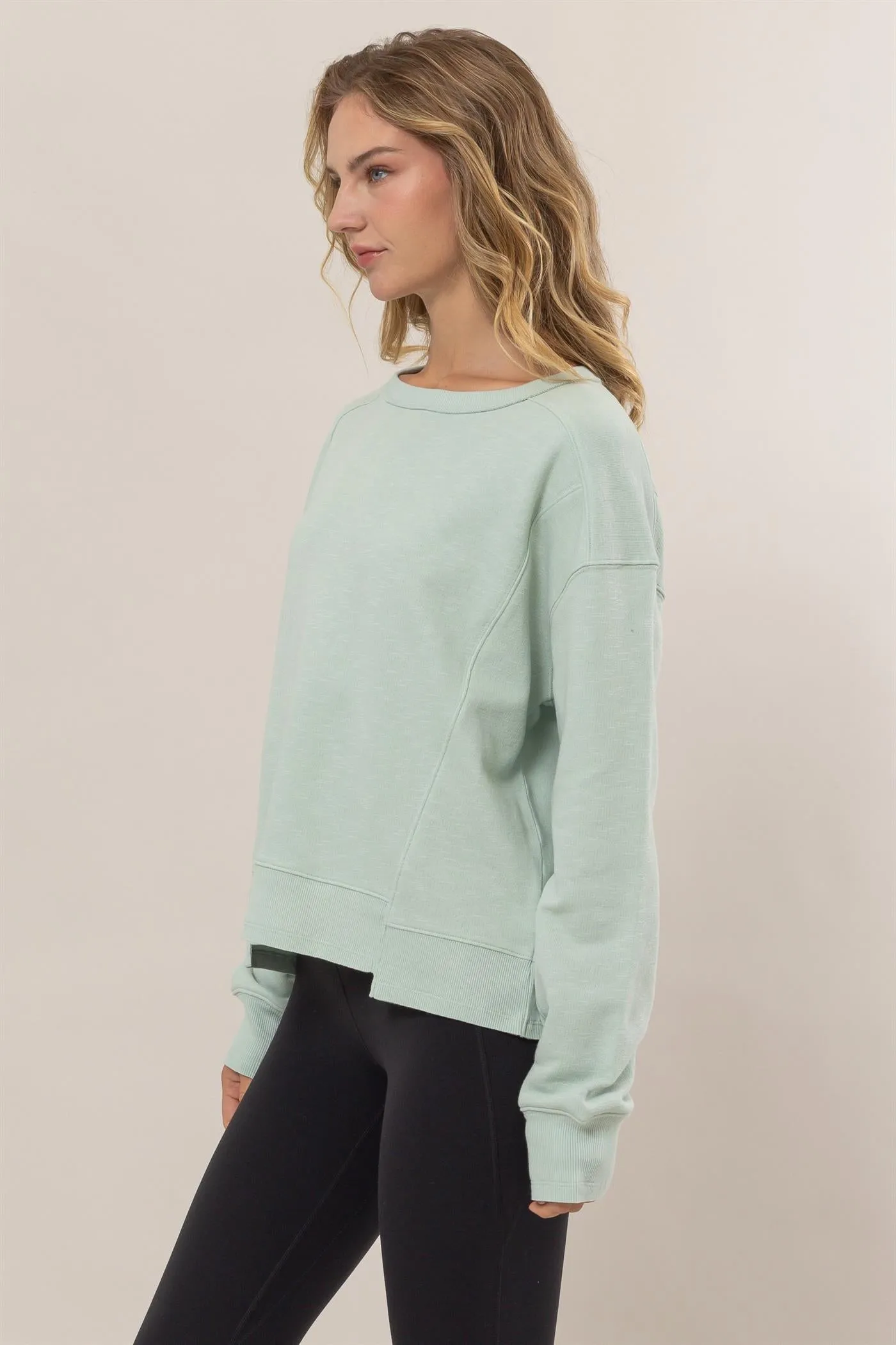 DZ25A585-Seam Detail Sweatshirt