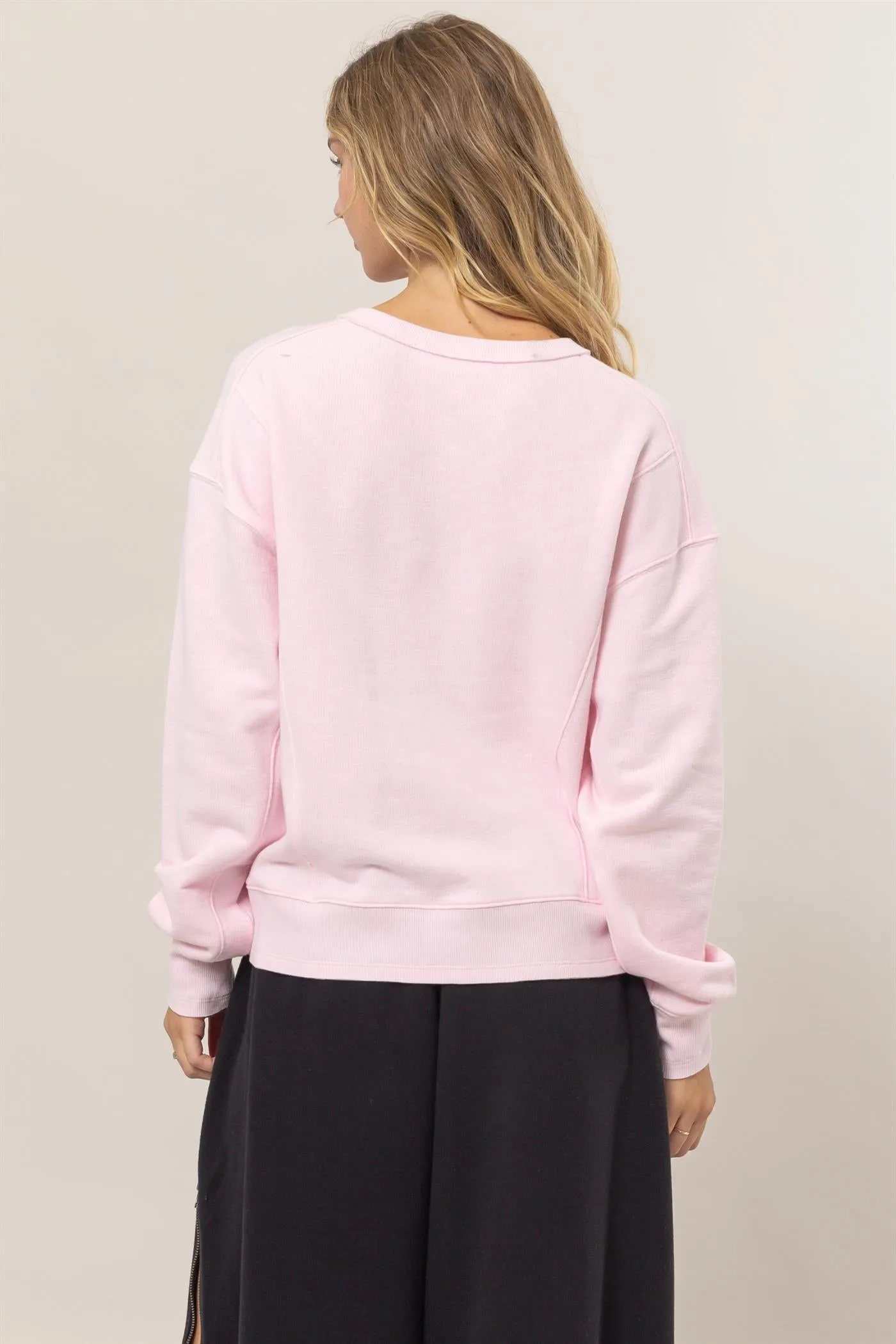 DZ25A585-Seam Detail Sweatshirt