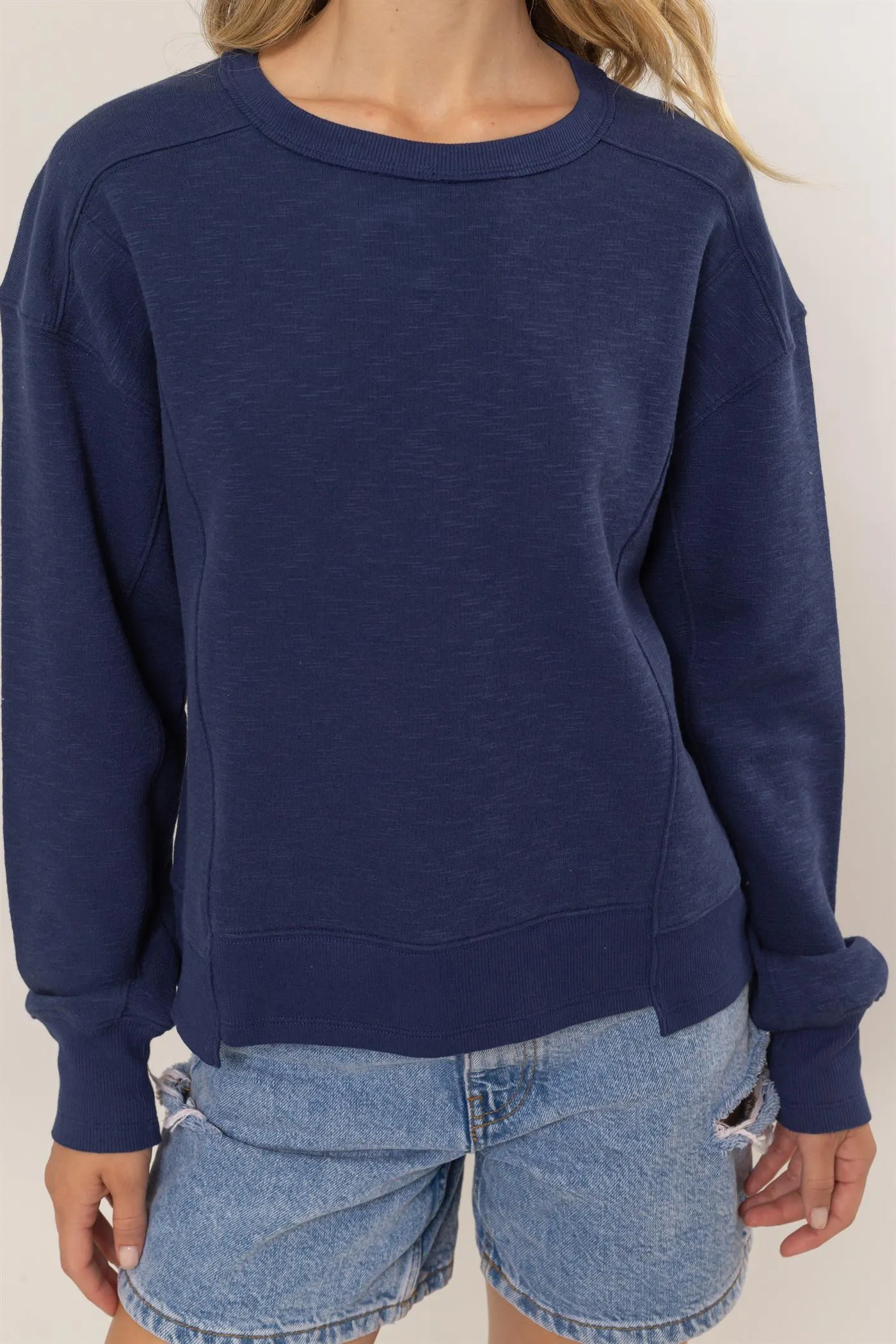 DZ25A585-Seam Detail Sweatshirt