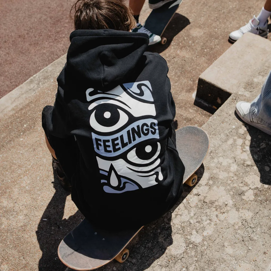 Eyes Hoodie Black