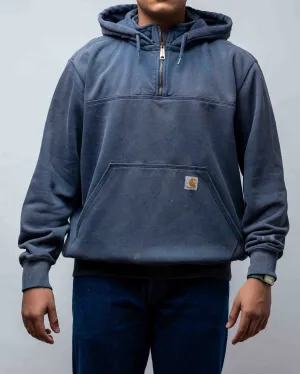 Faded And Thrashed Carhartt Rain Defender Quarter Zip Hoodie