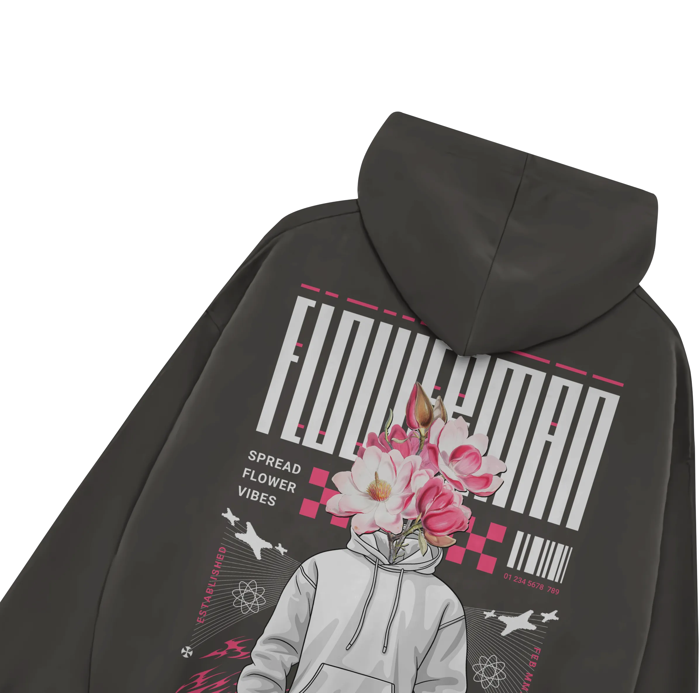 Flowerman Premium Fleece Hoodie