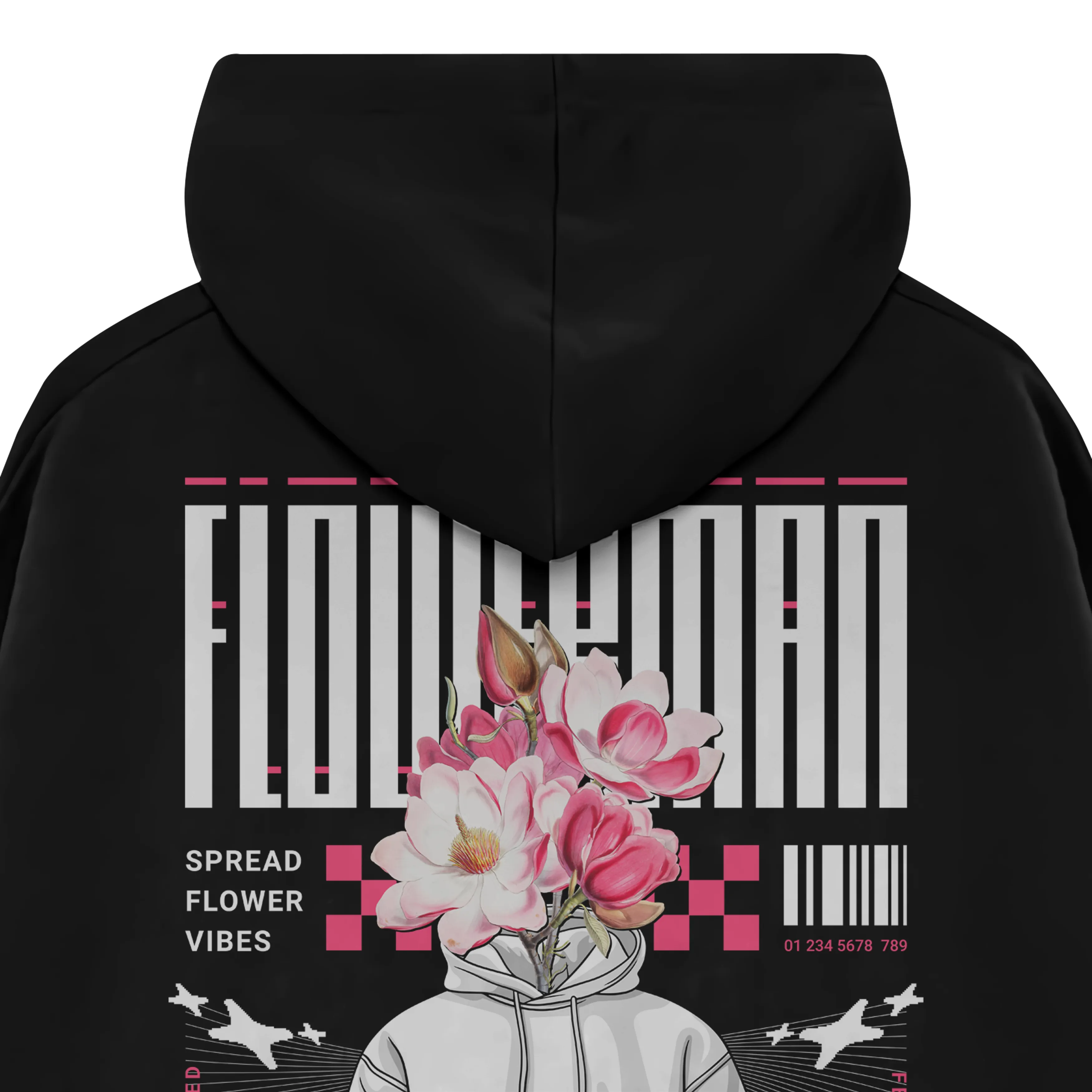 Flowerman Premium Fleece Hoodie