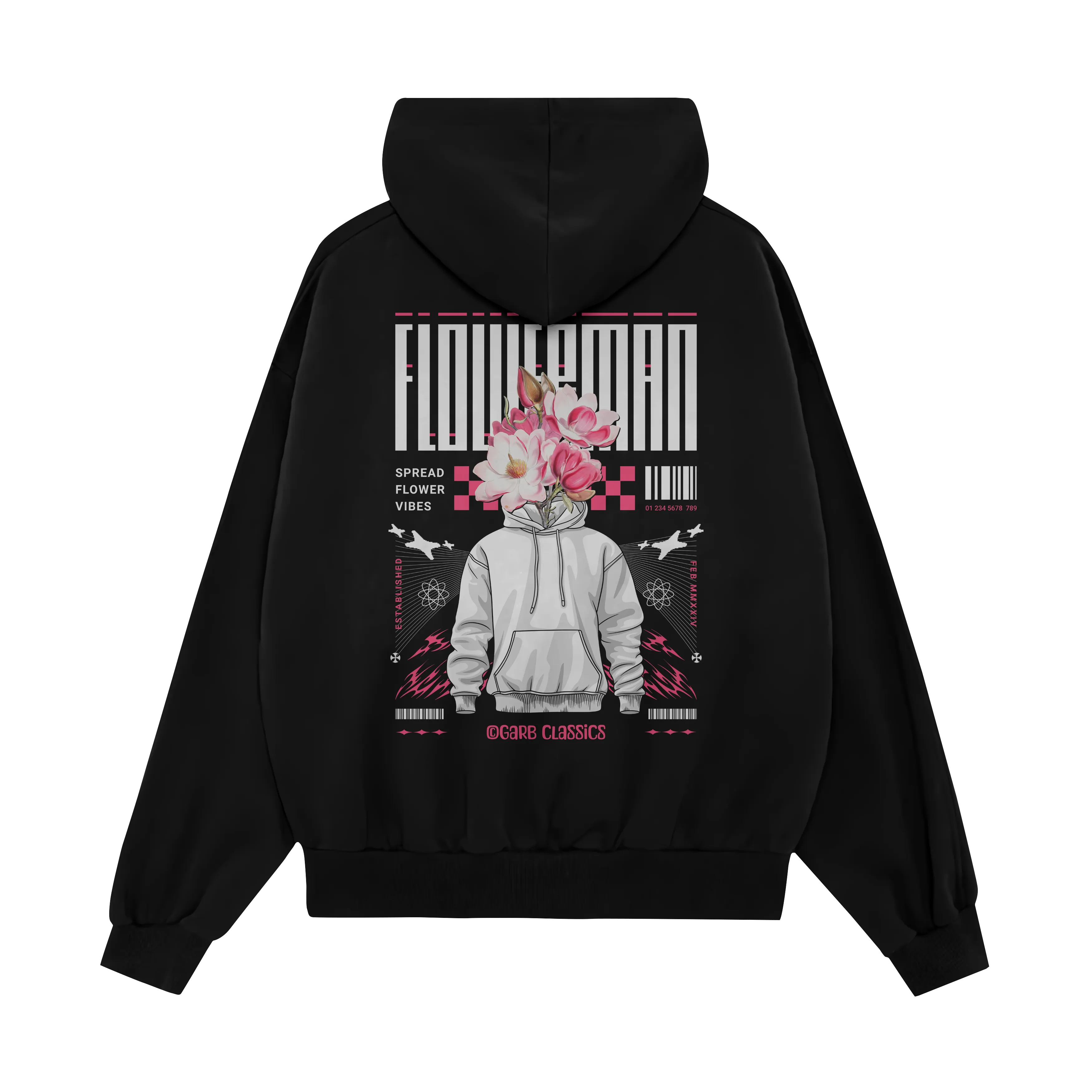 Flowerman Premium Fleece Hoodie