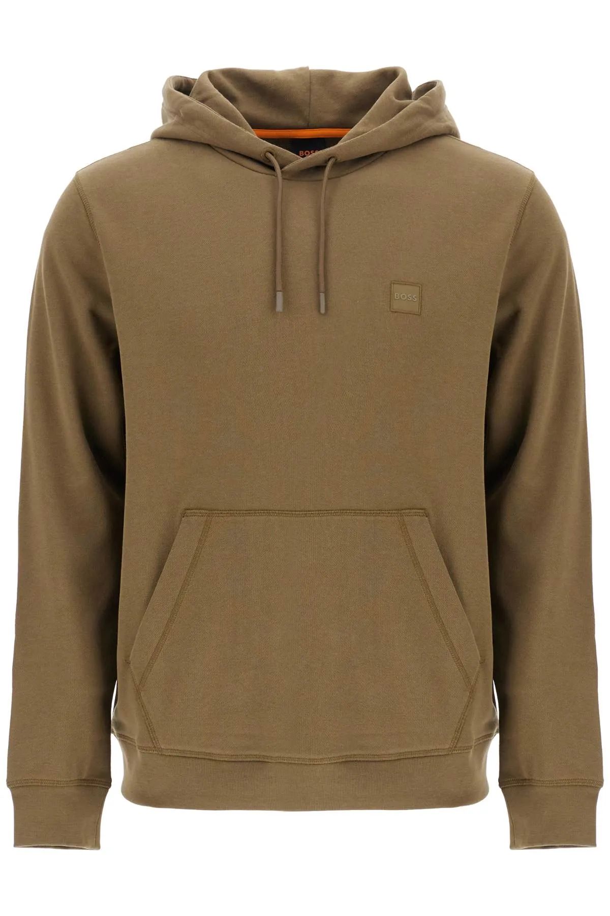 Full-Zip Kangaroo Pocket Cotton Hoodie