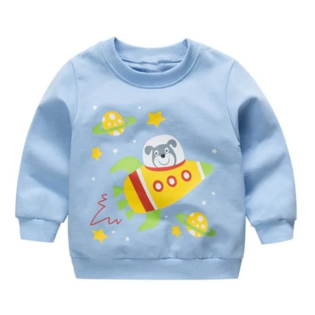 Fun Characters Printed Sweatshirt