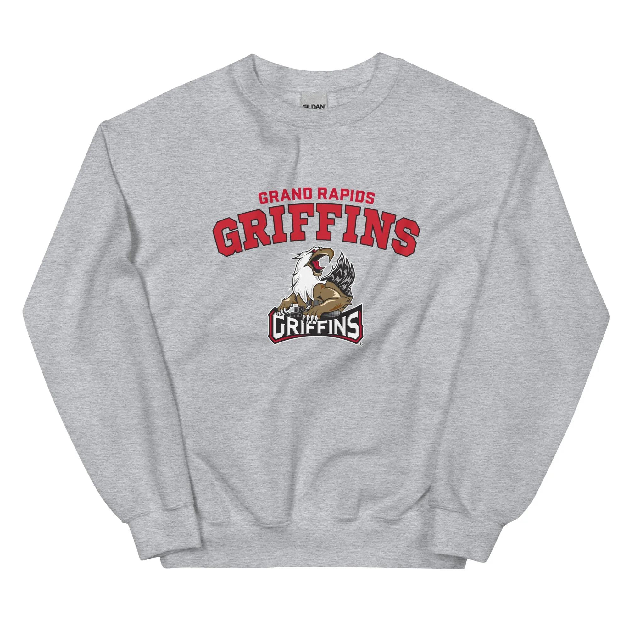 Grand Rapids Griffins Adult Arch Crewneck Sweatshirt