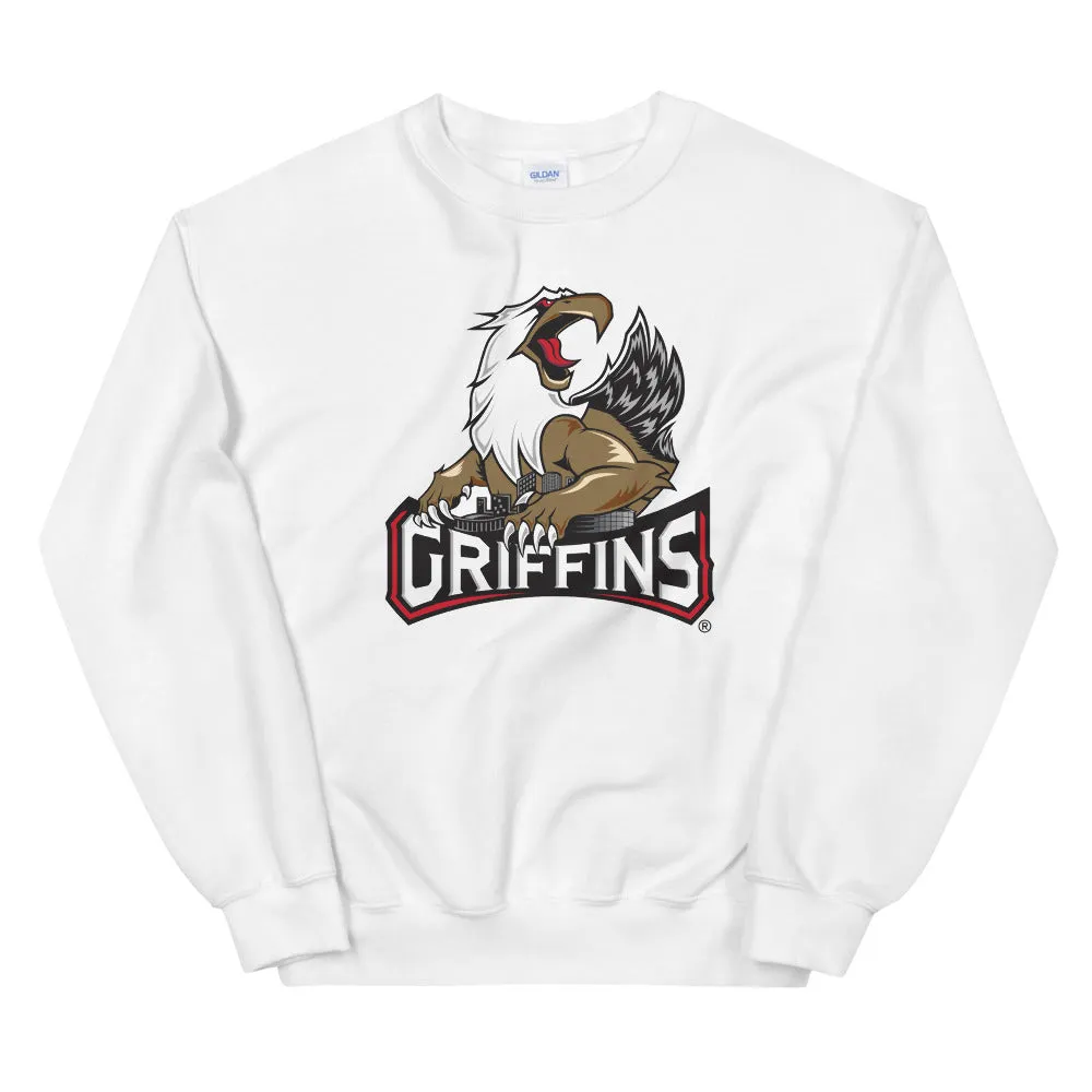 Grand Rapids Griffins Adult Primary Logo Crewneck Sweatshirt