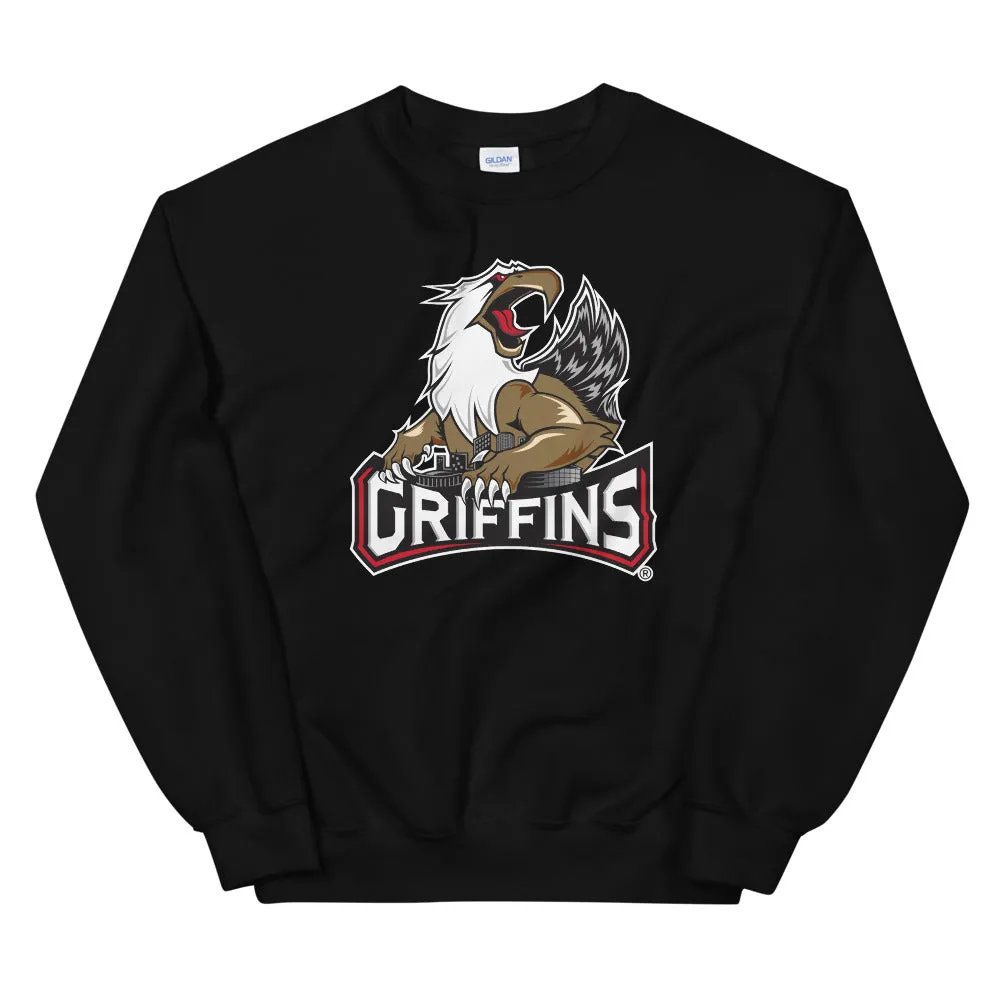 Grand Rapids Griffins Adult Primary Logo Crewneck Sweatshirt