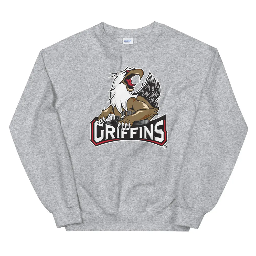 Grand Rapids Griffins Adult Primary Logo Crewneck Sweatshirt