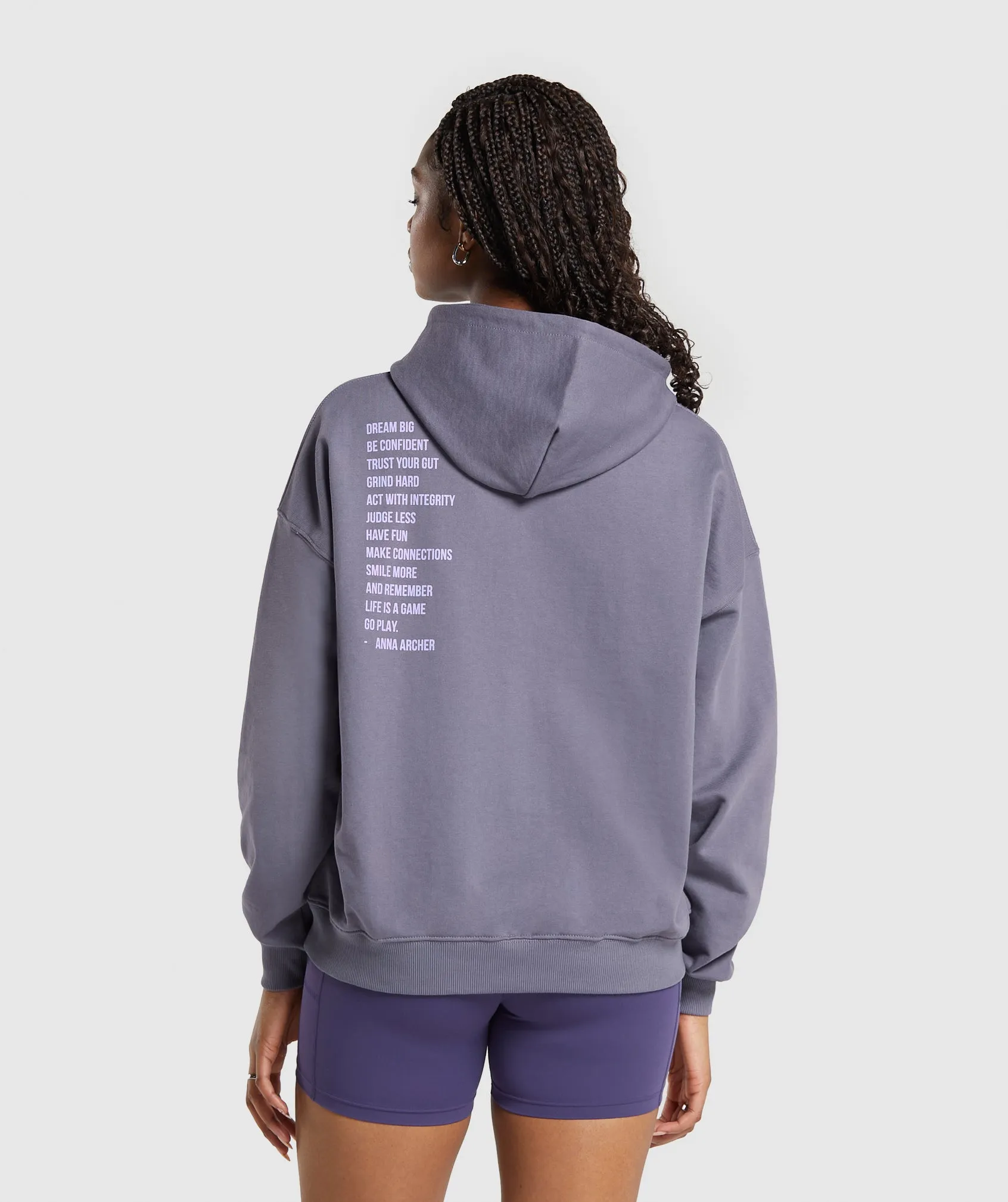 GS x Anna Hoodie - Dewberry Purple