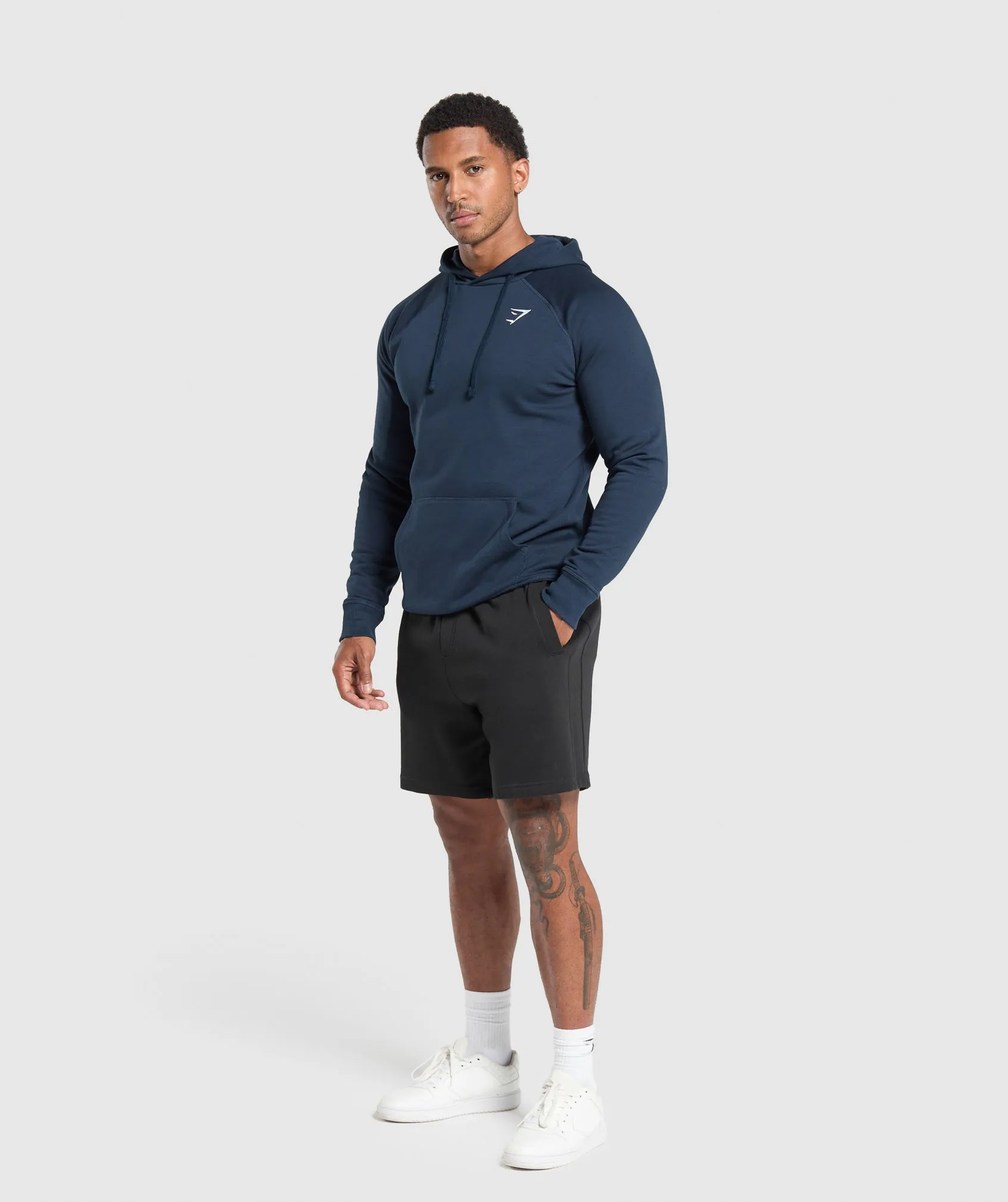 Gymshark Crest Hoodie - Navy