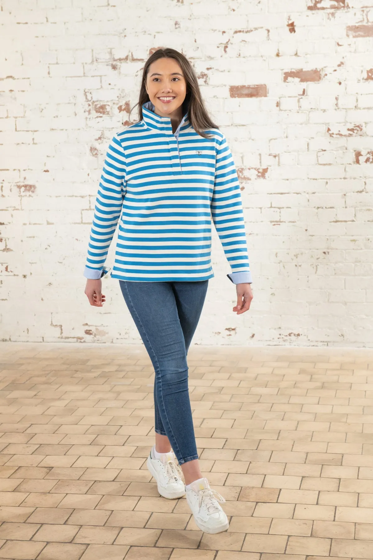 Haven Jersey - Azure Blue Stripe