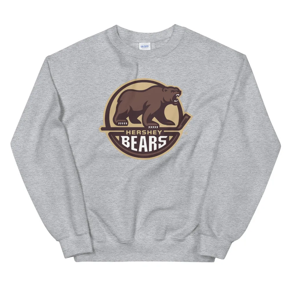 Hershey Bears Adult Primary Logo Crewneck Sweatshirt