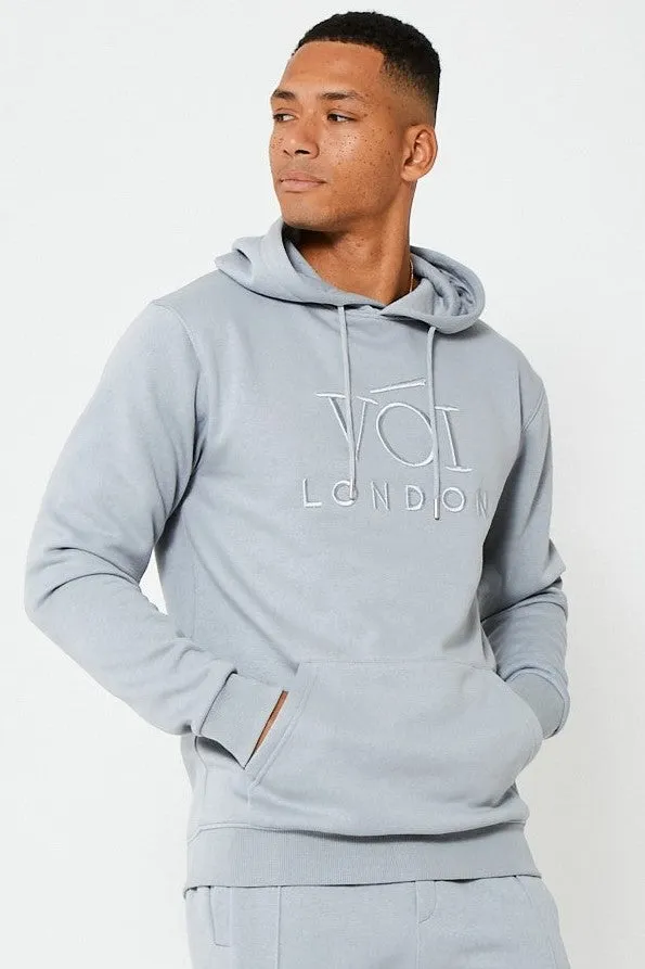 Holloway Road Fleece Pullover Hoodie - Alloy Grey