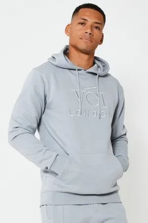 Holloway Road Fleece Pullover Hoodie - Alloy Grey