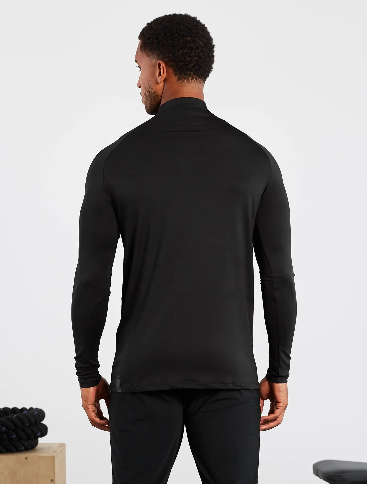 Hybrid Everyday 1/4 Zip - Black