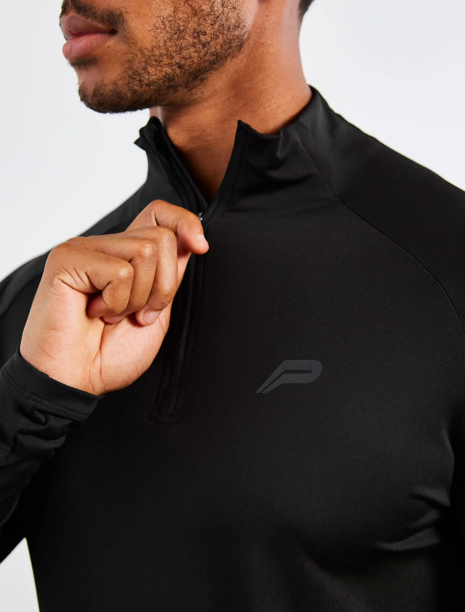 Hybrid Everyday 1/4 Zip - Black